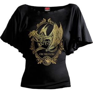Game Of Thrones House of the Dragon - 2 - Filigree Dames T-shirt - zwart - L
