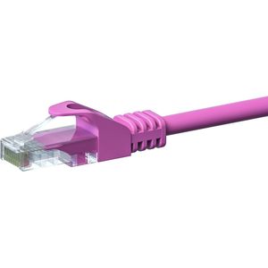 Danicom CAT5e UTP patchkabel - 5 meter roze - CCA - netwerkkabel - internetkabel - UTP kabel - RJ45 - 1000 mbit/s