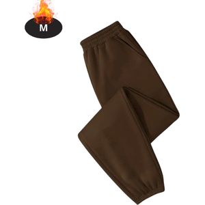 Nivard Trainingsbroek Dames - Sportbroek - Trainingsbroek Lang - Trainingspak - Sportkleding - Koffie - S