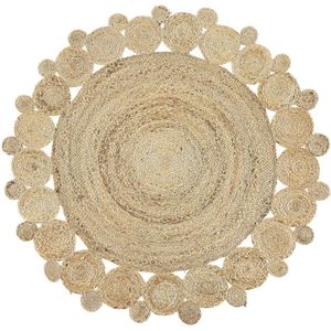 GOLGEN - Laagpolig vloerkleed - Beige - 120 cm - Jute