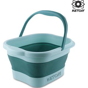 Ketchy Opvouwbaar Voetenbad – Kunststof Voetbad voor Pedicure & Ontspanning – Geschikt voor Voetenbadzout