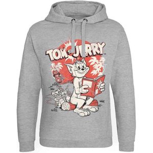 Tom And Jerry Hoodie/trui -S- Vintage Comic Grijs