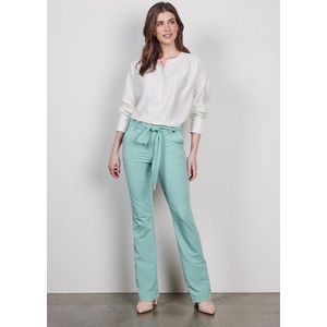 DIDI Dames Travel pants Paseo in Granite green maat 44