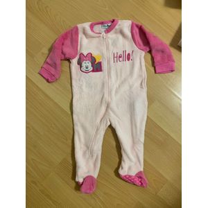 Minnie mouse bospakje - met voetjes - maat 24 maand