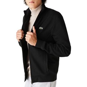 Lacoste heren sweatvest - met rits - zwart - Maat: S