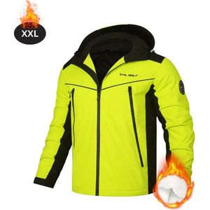 Livano Skipak - SkiBroek - Skijas - Ski Suit - Wintersport - Heren - Winter - Warm Fleece - Groen - Maat M