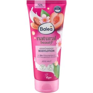 Balea Natural Beauty Bodylotion Pruimen-amandelmelk, 200 ml