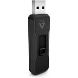 V7 - Usb 3.1 - 128GB - Zwart - Flashdrive met Intrekbaar Ontwerp