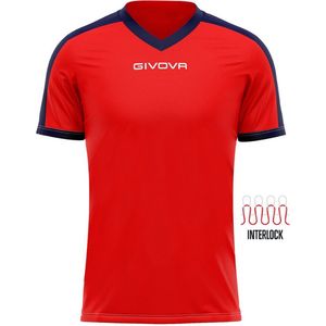 Sports t-shirt givova revolution red-blue, 3xl