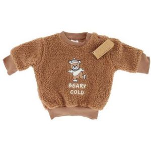 Sweater Teddy Chocolate 'BEARY COLD'