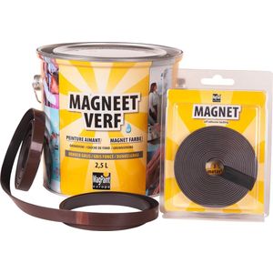 MagPaint | Magneetverf | 2.5L (5m²) | + 3 Meter Magneetband
