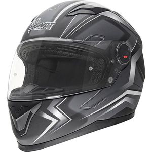 Germot Motorrad Helm GM 320 Integralhelm matt Black/White-M