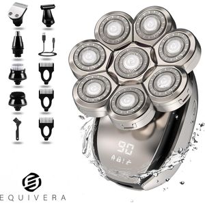 Equivera Skull Shaver - Hoofd Scheerapparaat Mannen - Scheerapparaat Hoofd - Skull Shavers - Head Shavers