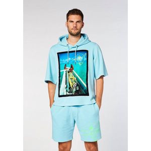 chiemsee surf hoodie sky blue maat L