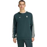 adidas - Juventus Terrace Icons Crew - Sweater - Donkergroen Wit