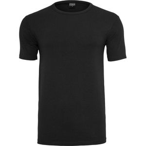 Urban Classics - Fitted Stretch Heren T-shirt - M - Zwart