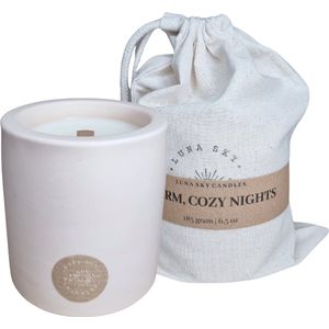 Luna Sky Candless-sSoja Kaarss-sGeurkaarss-sWarm cozy nightss-sBig Flame Candle