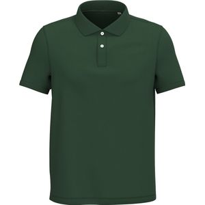 Native Spirit Ecologische herenpolo in piquétricot NS207 - Forest Green - S