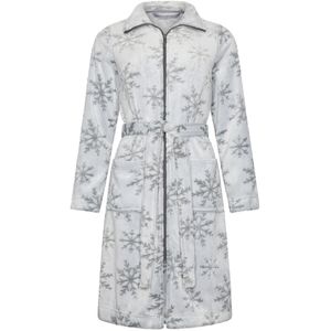 Rebelle - Silver Frost - Badjas - Grijs - Fleece - Rits