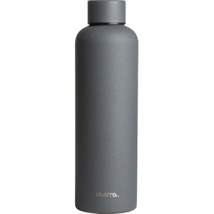 Gusta - Thermosfles - Antraciet - 500ml - RVS - ø6,8x23,5cm