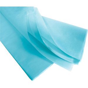 Licht Blauw Vloeipapier \ zijdepapier | 17 Grams | Watervast en Kleurecht | B4 25x36 cm 96 vellen