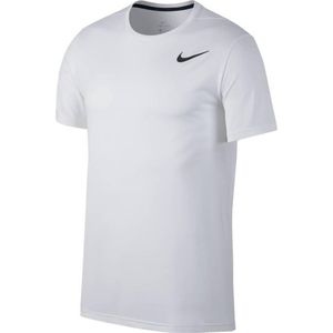 Nike Breathe Top SS Hyper Dry - Sportshirt Heren - Wit-Zwart