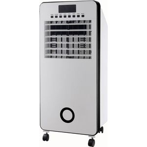 Aircooler CoolWave-50 - 120 Watt - 12 Liter inhoud - 3 standen - met Afstandsbediening - met 2 Koelelementen - met Timer - 809 BTU
