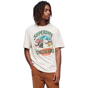 Superdry - Travel Postcard Graphic T-shirt - Korte Mouwen