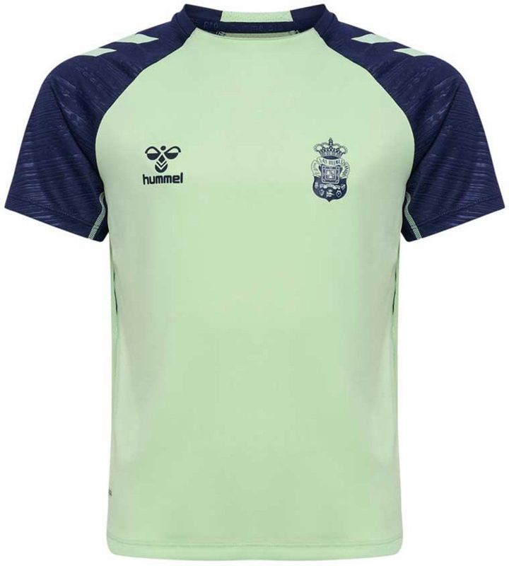 Hummel Ud Las Palmas 24/25 Training Korte Mouw T-shirt Junior Groen 128 cm Jongens,Meisjes