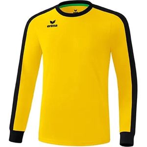 Erima Retro Star Voetbalshirt Lange Mouw Heren - Geel / Zwart | Maat: XL