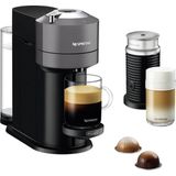 De'Longhi Vertuo Next + Aeroccino 3 - Koffiezetapparaat met cupjes - Grijs