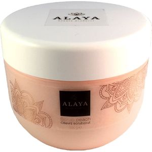 Olievrije Alaya Scrub - Perzikgeur - 500g - Spa Kwaliteit