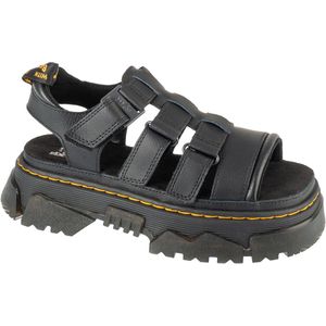 Dr. Martens - Mattison - Sandalen - Zwart - Suède