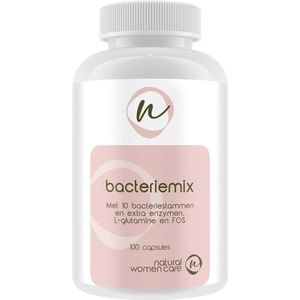 Natural Women Care - Bacteriemix - Rijke mix aan geselecteerde bacteriestammen - Maagzuurresistente capsule - Hoge concentratie bacteriën