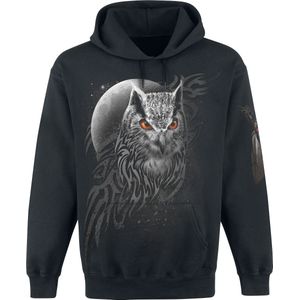 Spiral Wings Of Wisdom Heren Trui met capuchon - zwart - XXL