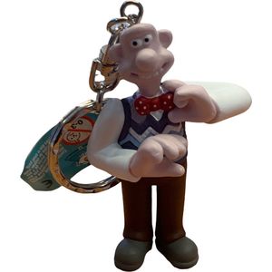 Wallace With Bow Tie - Sleutelhanger - The Curse Of The Were Rabbit - 8cm