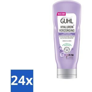 24 x Guhl - Conditioner - Hyaluron+ Verzorging - 200 ml - Hydraterende Conditioner - Hyaluron Conditioner - Droog Haar - Haarverzorging - Conditioner Voor Droog Haar