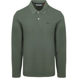 McGregor - Long Sleeve Poloshirt - Groen - Regular-fit - Lange Mouw