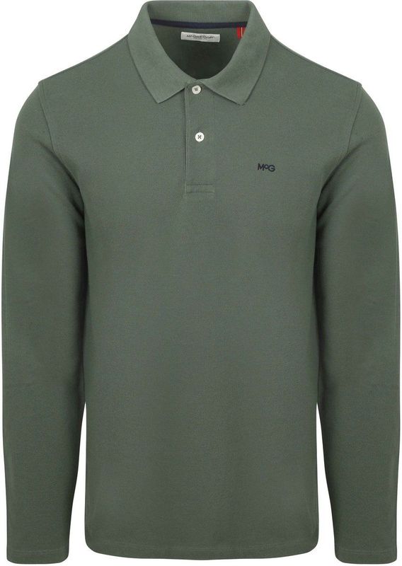McGregor - Long Sleeve Poloshirt - Groen - Regular-fit - Lange Mouw