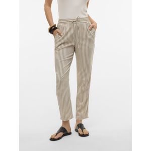 Vero Moda Broek Vmjesmilo Mw Ankle Pants Wvn Ga Noo 10279691 Silver Lining/anja Obsid Dames Maat - XS