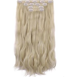 Jillzhairworks - hair extensions - beach waves / krullend / synthetic hair clip ins