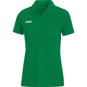 Jako Base Polo Dames - Sportgroen | Maat: 42