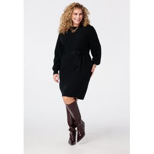 MS Mode Jurk Gebreide jurk met ceintuur