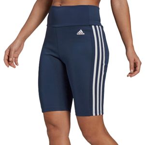 adidas 3-stripes Sportbroek - Maat XS  - Vrouwen - donker blauw - wit
