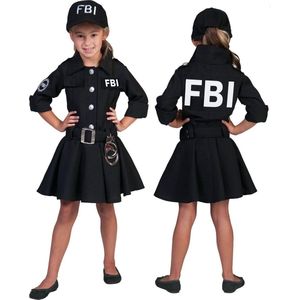 Verkleedpak politie agent meisje FBI Meisje 116 - Carnavalskleding