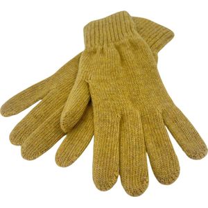 Winter Handschoenen - Dames - Verwarmde - Cashmere - Geel