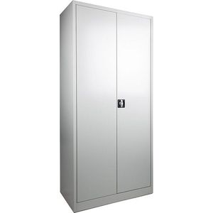 ABC Kantoormeubelen industriële locker werkplaatskast of garderobekast 195x92x50cm aluminium
