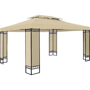 Paviljoen Partytent Eldar - 4 x 3 meter - Beige