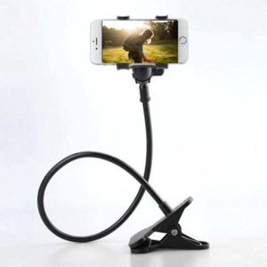 Universele Flexibele Telefoonhouder - Klem - Zwart