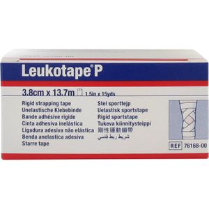 Leukotape P - Verbandhechter - Beige - Zinkoxide Rubber - 3,8 cm x 13,7 m